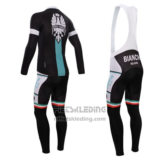 2015 Fietskleding Bardiani Ml Zwart en Blauw Korte Mouwen en Koersbroek