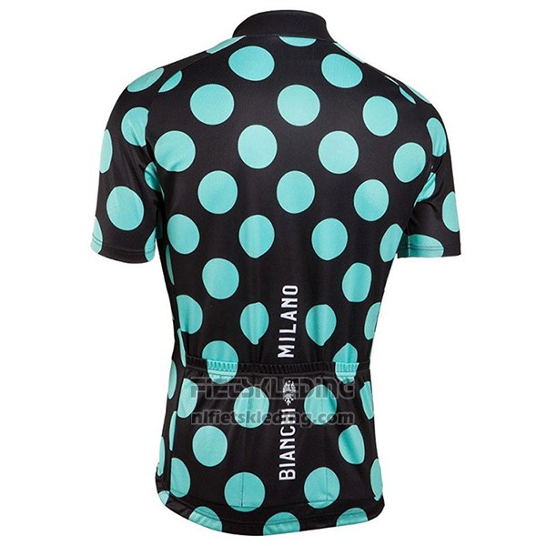 2016 Fietskleding Bianchi Groen en Zwart Korte Mouwen en Koersbroek
