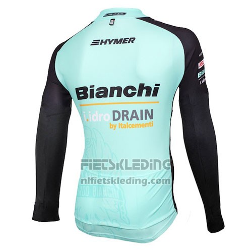2016 Fietskleding Bianchi Mtb Ml Zwart en Groen Lange Mouwen en Koersbroek