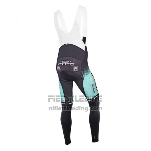 2016 Fietskleding Bianchi Mtb Ml Zwart en Groen Lange Mouwen en Koersbroek