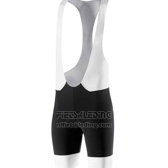 2018 Fietskleding Bianchi Zwart en Wit Korte Mouwen en Koersbroek