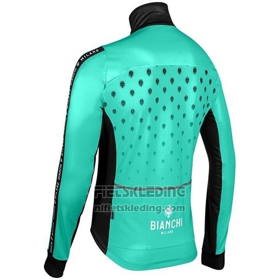 2019 Fietskleding Bianchi Milano FT Blauw Zwart Lange Mouwen en Koersbroek