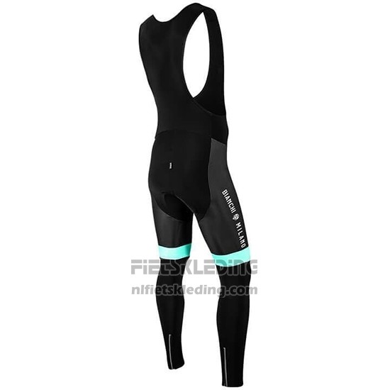 2019 Fietskleding Bianchi Milano PB Zwart Rood Lange Mouwen en Koersbroek