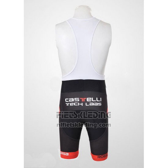 2010 Fietskleding Castelli Wit en Rood Korte Mouwen en Koersbroek