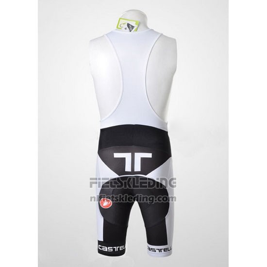 2011 Fietskleding Castelli Rood en Zwart Korte Mouwen en Koersbroek