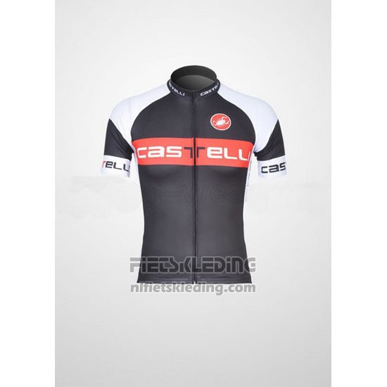 2011 Fietskleding Castelli Wit en Grijs Korte Mouwen en Koersbroek