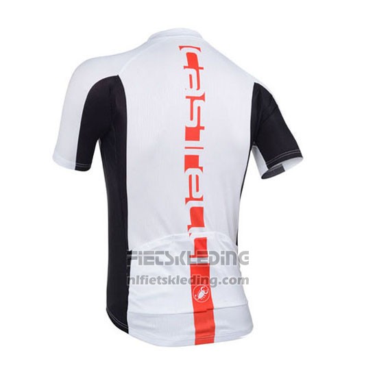 2013 Fietskleding Castelli Oranje en Wit Korte Mouwen en Koersbroek
