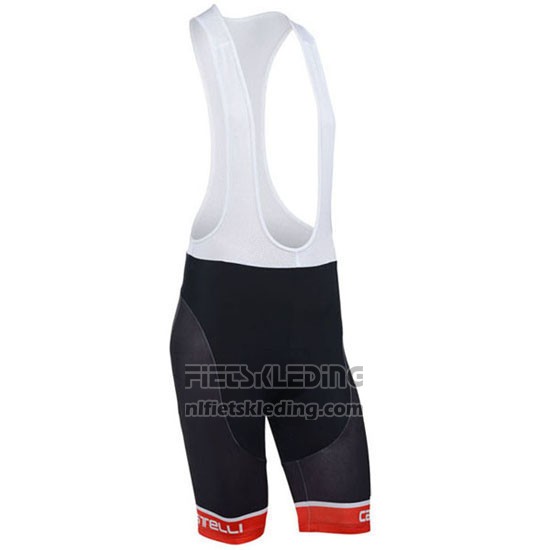 2013 Fietskleding Castelli Oranje en Wit Korte Mouwen en Koersbroek