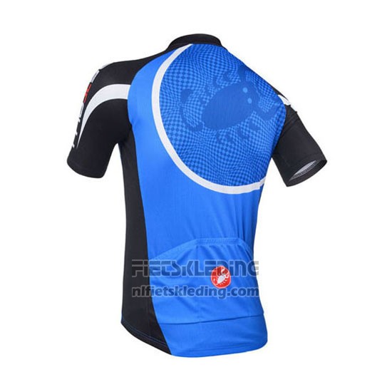 2013 Fietskleding Castelli Zwart en Blauw Korte Mouwen en Koersbroek