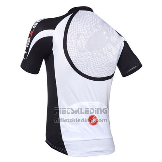 2013 Fietskleding Castelli Zwart en Wit Korte Mouwen en Koersbroek