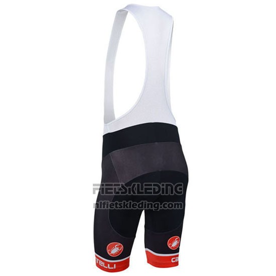 2013 Fietskleding Castelli Zwart en Wit Korte Mouwen en Koersbroek