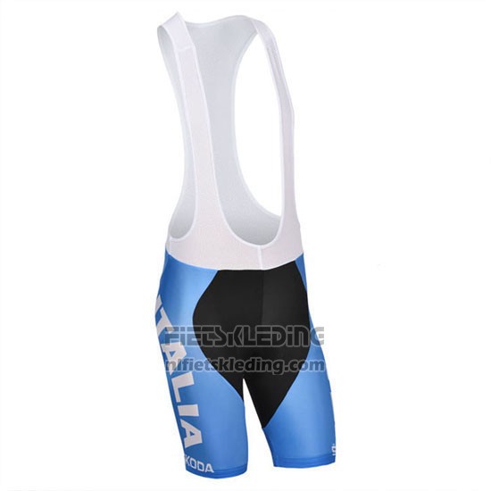 2014 Fietskleding Castelli Blauw en Wit Korte Mouwen en Koersbroek