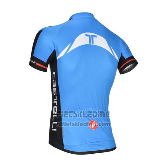2014 Fietskleding Castelli Blauw en Zwart Korte Mouwen en Koersbroek