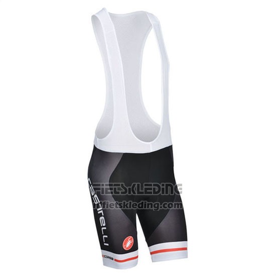 2014 Fietskleding Castelli Wit en Blauw Korte Mouwen en Koersbroek