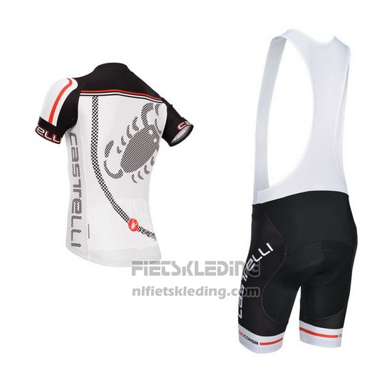 2014 Fietskleding Castelli Zwart en Grijs Korte Mouwen en Koersbroek
