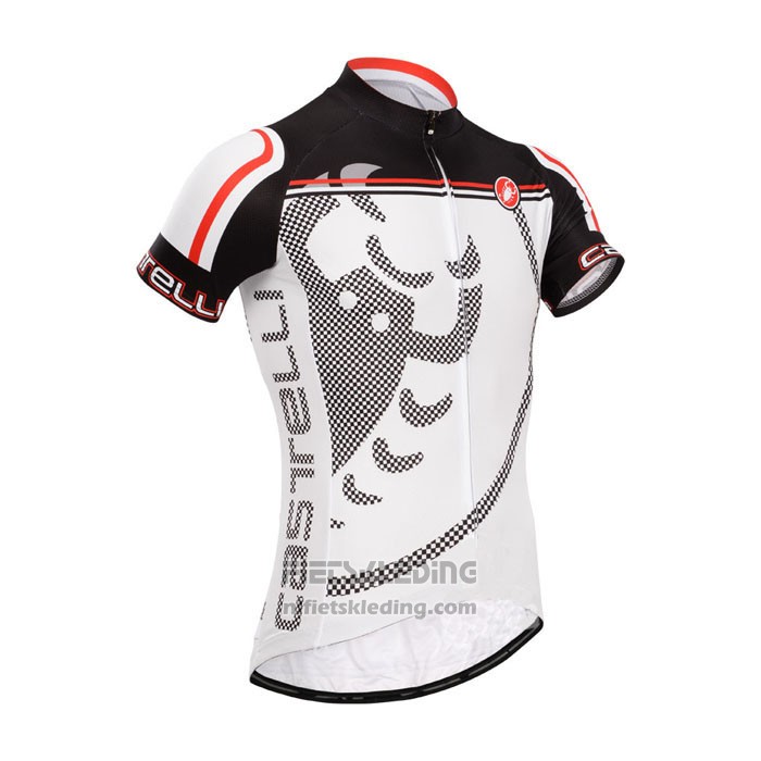 2014 Fietskleding Castelli Zwart en Grijs Korte Mouwen en Koersbroek