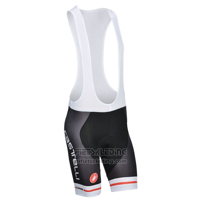 2014 Fietskleding Castelli Zwart en Grijs Korte Mouwen en Koersbroek