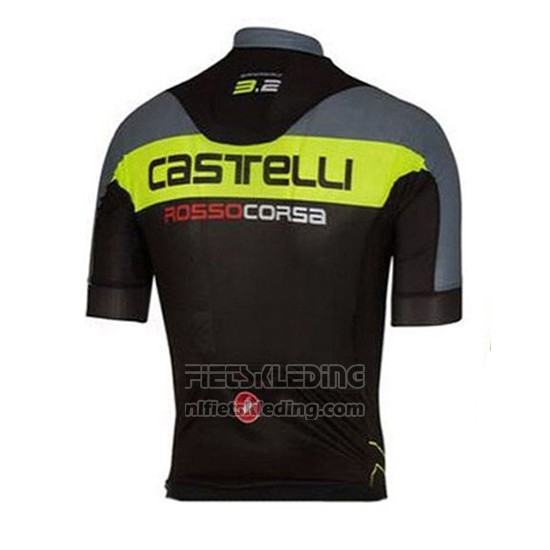 2016 Fietskleding Castelli Groen en Grijs Korte Mouwen en Koersbroek