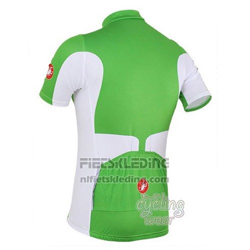 2016 Fietskleding Castelli Groen en Wit Korte Mouwen en Koersbroek