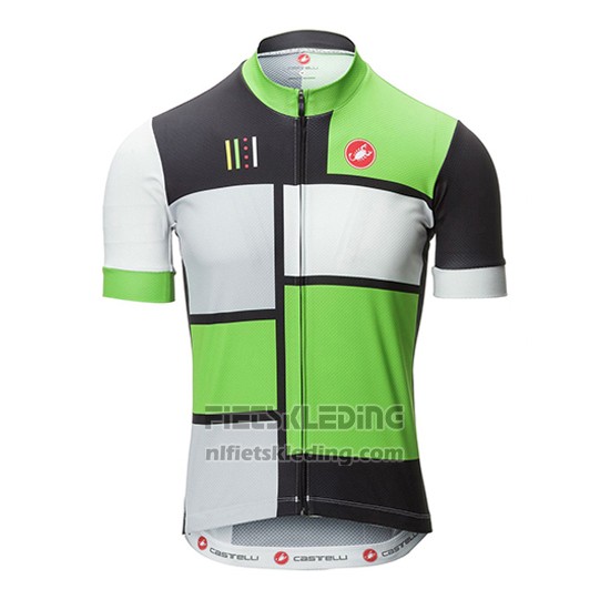 2016 Fietskleding Castelli Groen en Zwart Korte Mouwen en Koersbroek