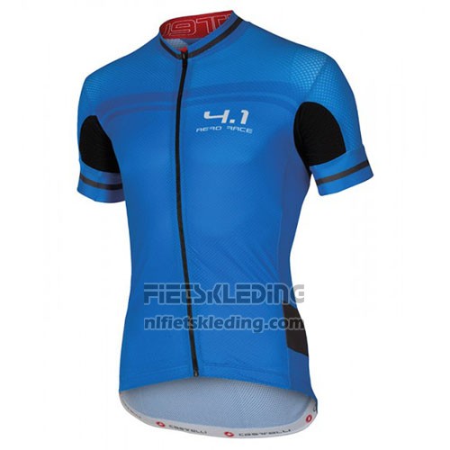 2016 Fietskleding Castelli Zwart en Azuur Korte Mouwen en Koersbroek
