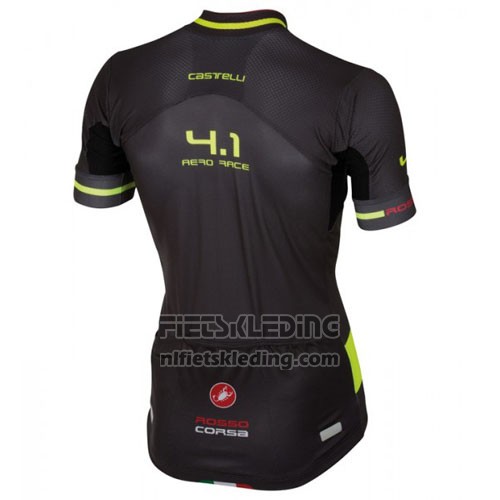 2016 Fietskleding Castelli Zwart en Groen Korte Mouwen en Koersbroek