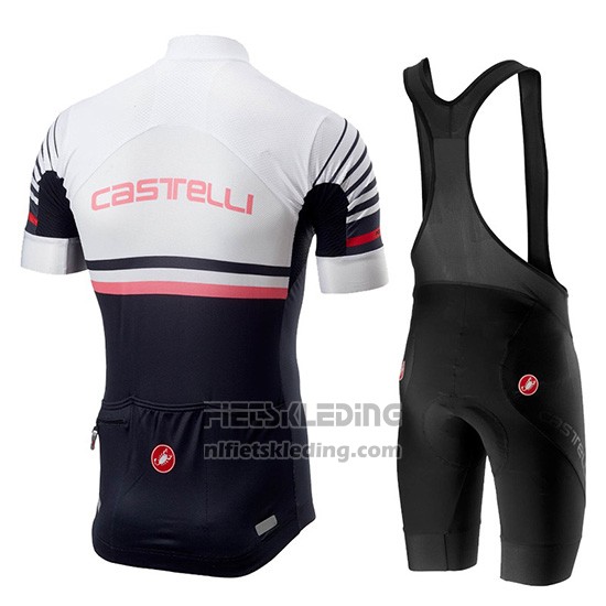 2019 Fietskleding Castelli Free AR 4.1 Wit Zwart Korte Mouwen en Koersbroek