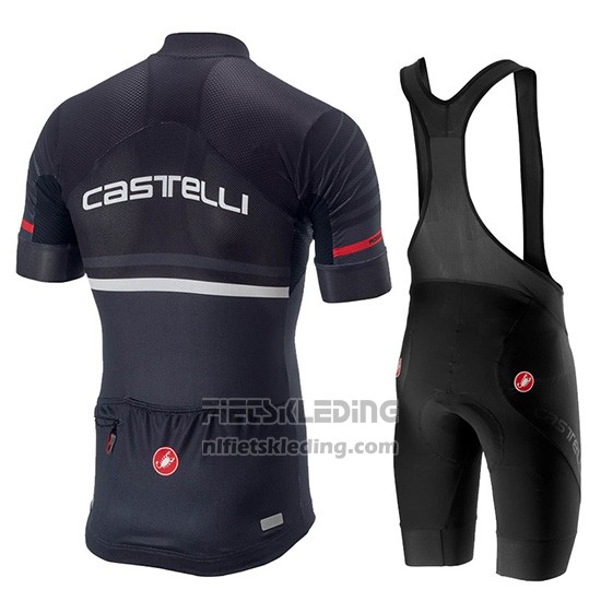 2019 Fietskleding Castelli Free AR 4.1 Zwart Korte Mouwen en Koersbroek