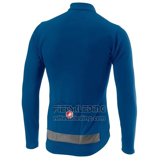 2019 Fietskleding Castelli Puro 3 Blauw Zwart Lange Mouwen en Koersbroek