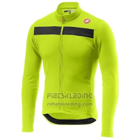 2019 Fietskleding Castelli Puro 3 Groen Zwart Lange Mouwen en Koersbroek