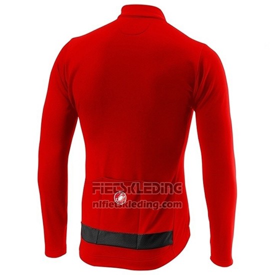 2019 Fietskleding Castelli Puro 3 Rood Zwart Lange Mouwen en Koersbroek