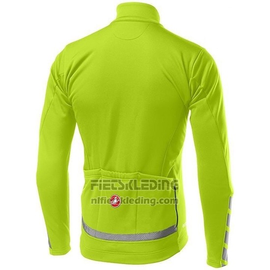 2019 Fietskleding Castelli Raddoppia 2 Groen Zilver Lange Mouwen en Koersbroek