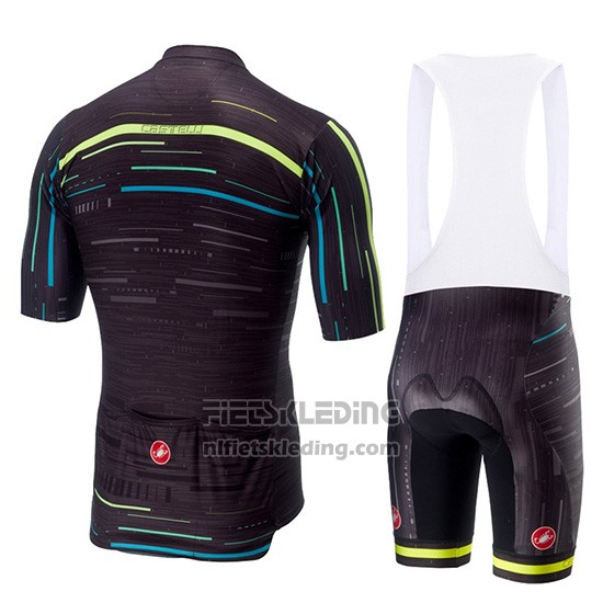 2019 Fietskleding Castelli Tabula Rasa Zwart Korte Mouwen en Koersbroek