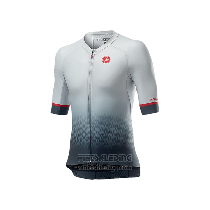 2021 Fietskleding Castelli Zwart Grijs Wit Korte Mouwen en Koersbroek