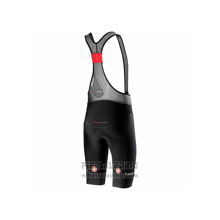 2021 Fietskleding Castelli Zwart Grijs Wit Korte Mouwen en Koersbroek