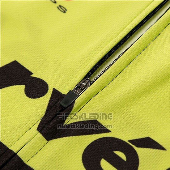2018 Fietskleding Cervelo Groen en Zwart Korte Mouwen en Koersbroek