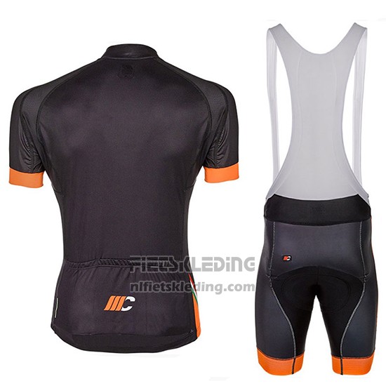 2018 Fietskleding Cipollini Easy Zwart en Oranje Korte Mouwen en Koersbroek