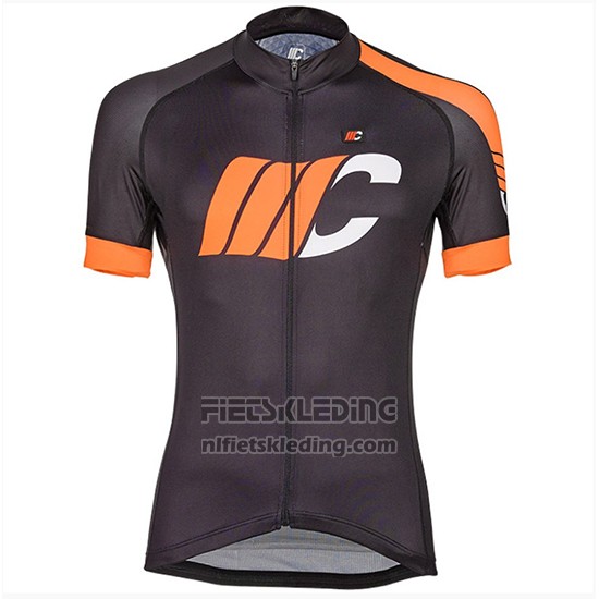 2018 Fietskleding Cipollini Easy Zwart en Oranje Korte Mouwen en Koersbroek