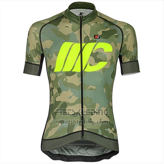 2018 Fietskleding Cipollini Prestig Camo Camouflage Groen Korte Mouwen en Koersbroek