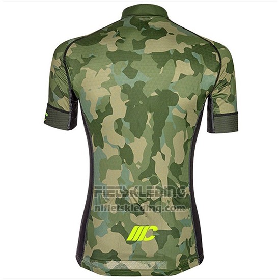2018 Fietskleding Cipollini Prestig Camo Camouflage Groen Korte Mouwen en Koersbroek