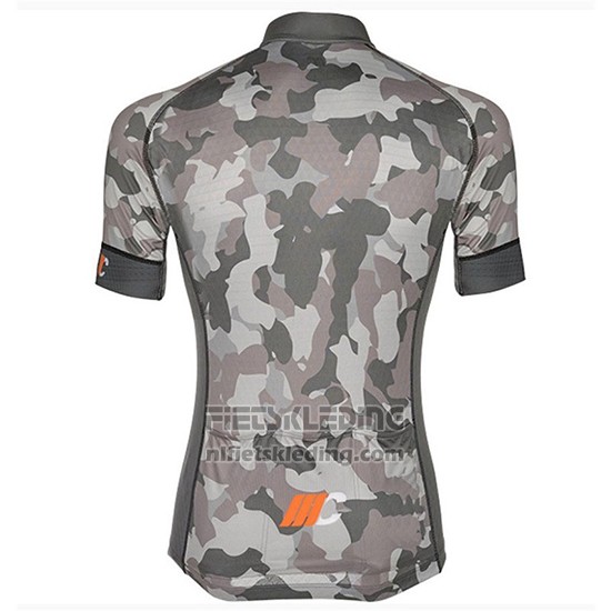2018 Fietskleding Cipollini Prestig Camo Camouflage Oranje Korte Mouwen en Koersbroek