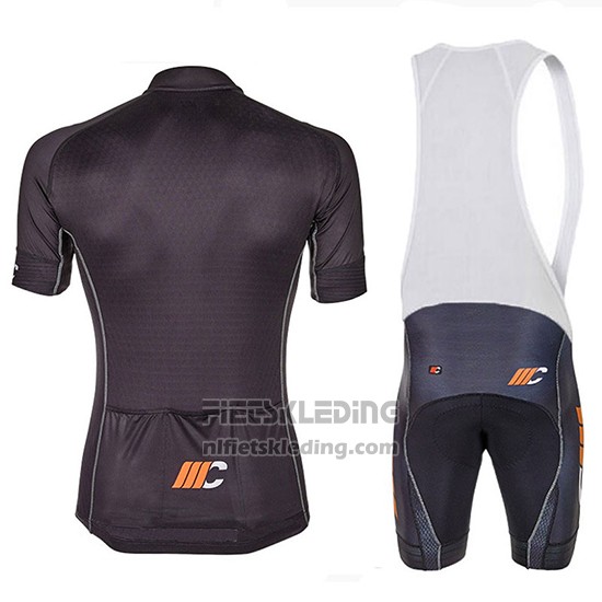 2018 Fietskleding Cipollini Shading Wit Zwart en Oranje Korte Mouwen en Koersbroek