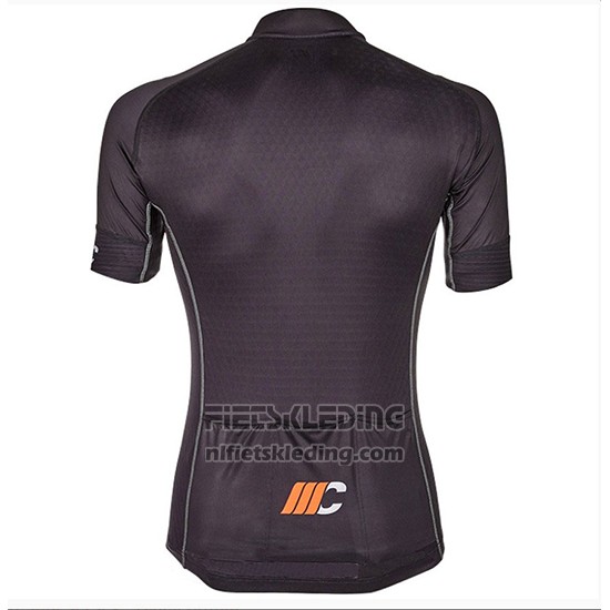 2018 Fietskleding Cipollini Shading Wit Zwart en Oranje Korte Mouwen en Koersbroek