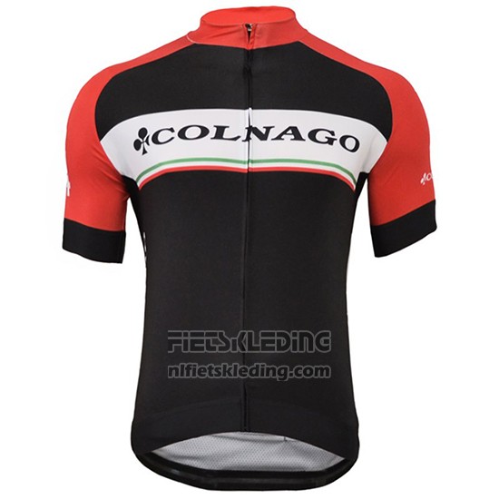 2019 Fietskleding Colnago Wit Zwart Rood Korte Mouwen en Koersbroek