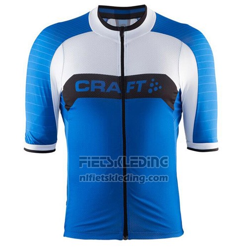 2016 Fietskleding Craft Blauw en Wit Korte Mouwen en Koersbroek