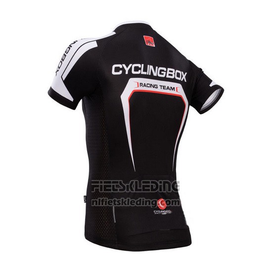 2014 Fietskleding Fox Cyclingbox Diep Zwart Korte Mouwen en Koersbroek