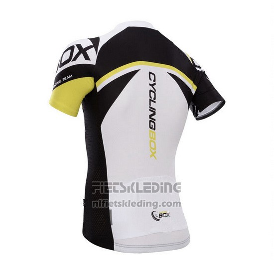 2014 Fietskleding Fox Cyclingbox Geel en Zwart Korte Mouwen en Koersbroek