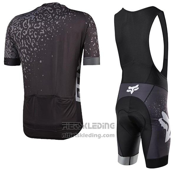 2017 Fietskleding Fox Ascent Comp Grijs Korte Mouwen en Koersbroek