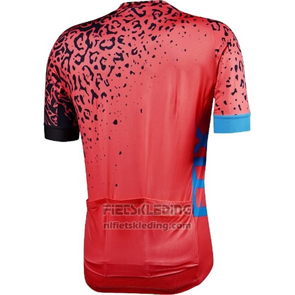 2017 Fietskleding Fox Ascent Comp Rood Korte Mouwen en Koersbroek