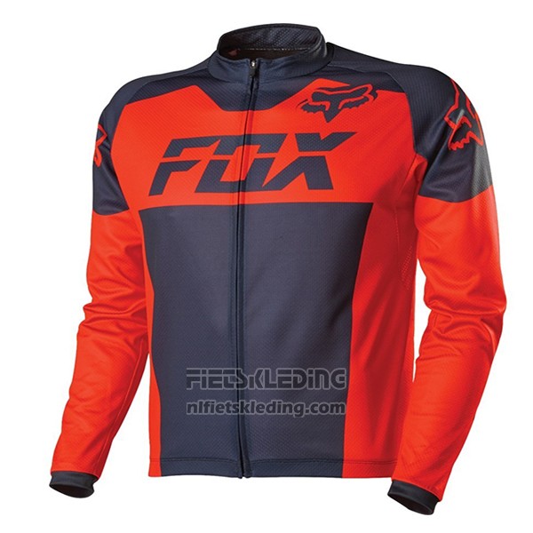2017 Fietskleding Fox Zwart en Rood Korte Mouwen en Koersbroek